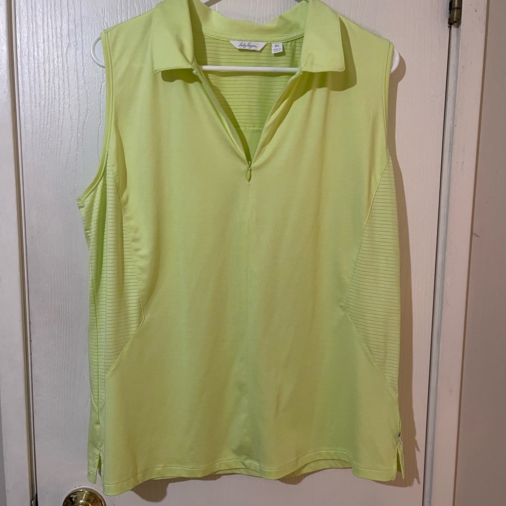 Lady Hagen Women’s Sleeveless Golf Polo Size XL